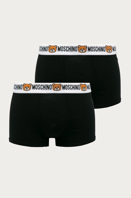 czarny Moschino Underwear - Bokserki (2-pack) Męski