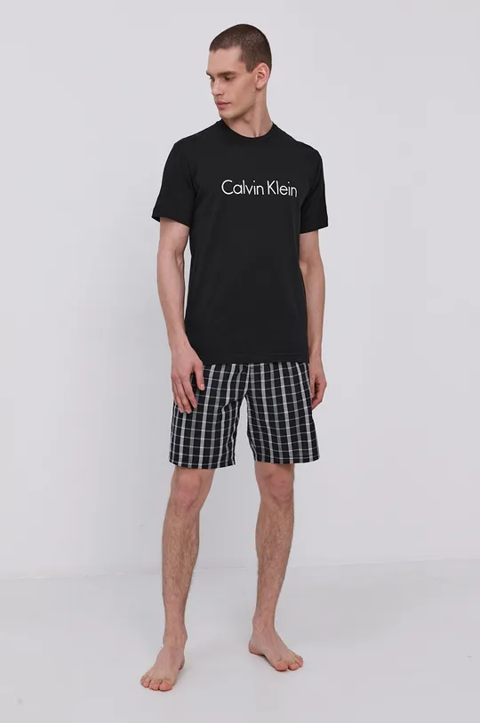 čierna Pyžamo Calvin Klein Underwear Pánsky