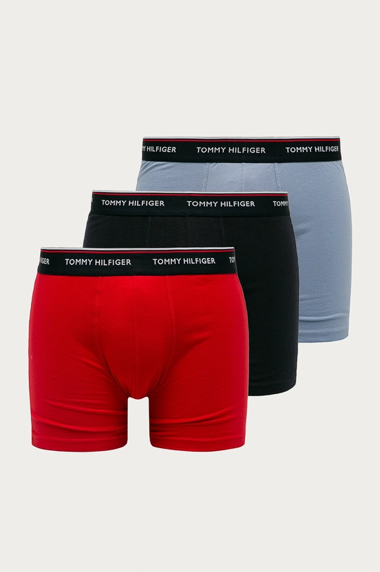 tmavomodrá Tommy Hilfiger - Boxerky (3-pak) Pánsky