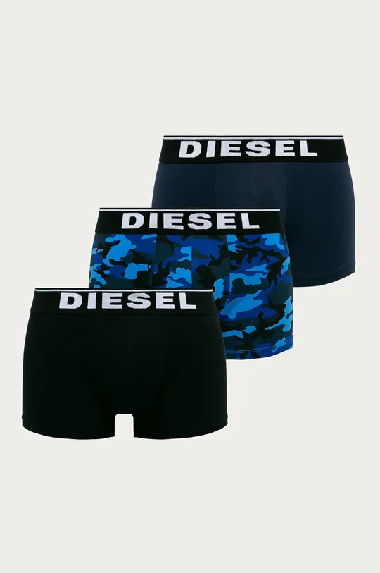 tmavomodrá Diesel - Boxerky (3-pak) Pánsky