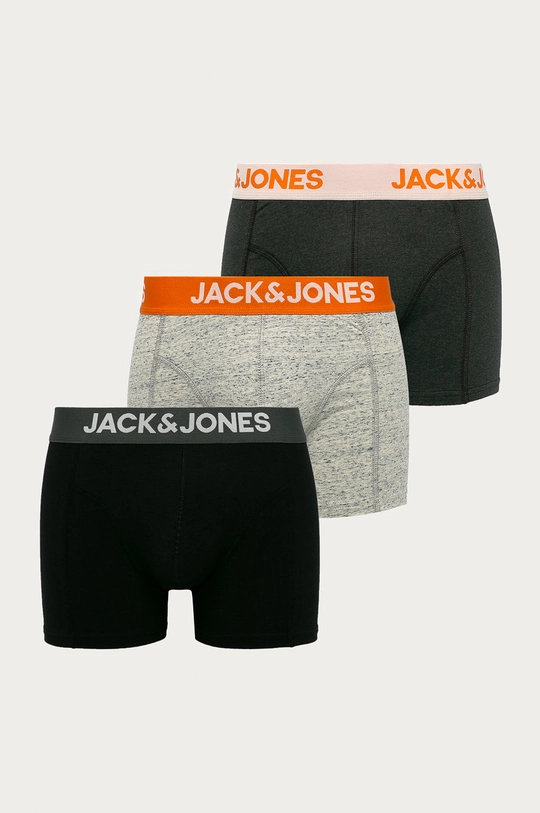 czarny Jack & Jones - Bokserki (3-pack) Męski