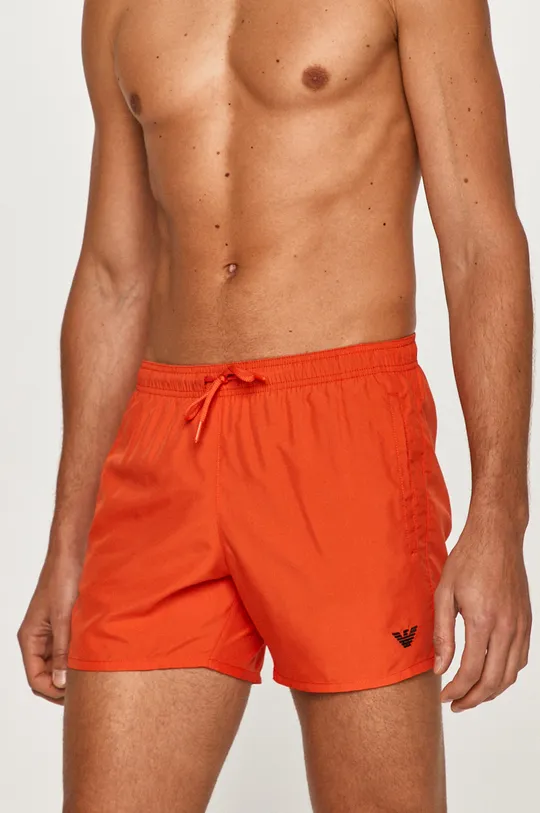 Plavkové šortky Emporio Armani oranžová