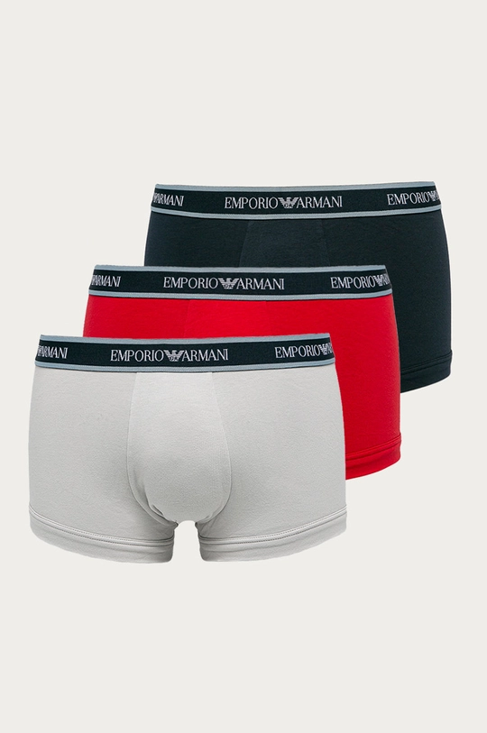 granatowy Emporio Armani - Bokserki (3-pack) 111357.1P717 Męski