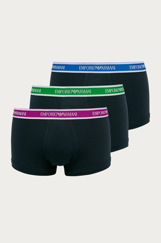 tmavomodrá Emporio Armani - Boxerky (3-pak) Pánsky