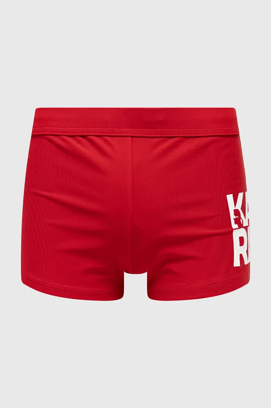 czerwony Karl Lagerfeld Kąpielówki KL21MTR01 Męski