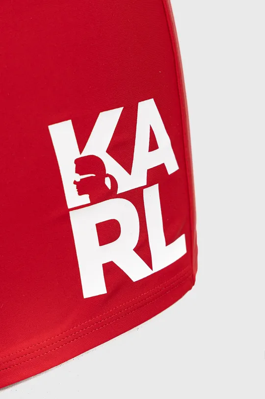 Plavky Karl Lagerfeld červená