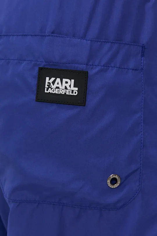 granatowy Karl Lagerfeld Szorty kąpielowe KL21MBM03