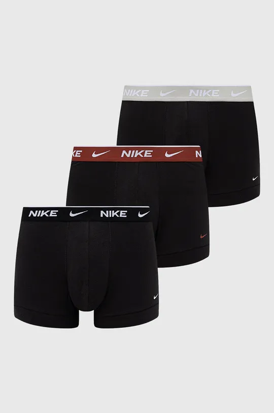 čierna Boxerky Nike 3-pak Pánsky