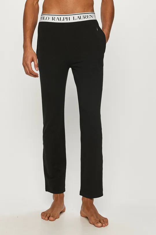 czarny Polo Ralph Lauren - Spodnie piżamowe 714833979001 Męski