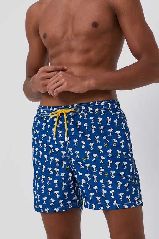 mornarsko plava Kratke hlače za kupanje MC2 Saint Barth x Peanuts Muški