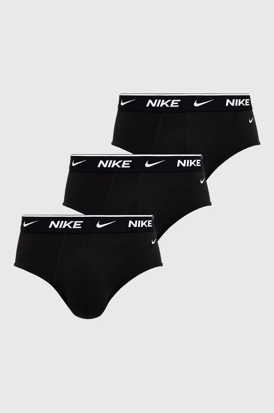 czarny Nike Slipy (3-pack) Męski