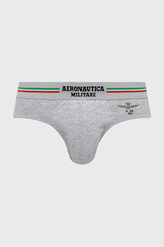 Slip gaćice Aeronautica Militare (2-pack) siva