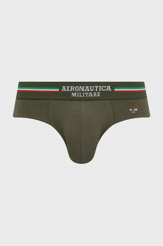Slip gaćice Aeronautica Militare (2-pack) zelena