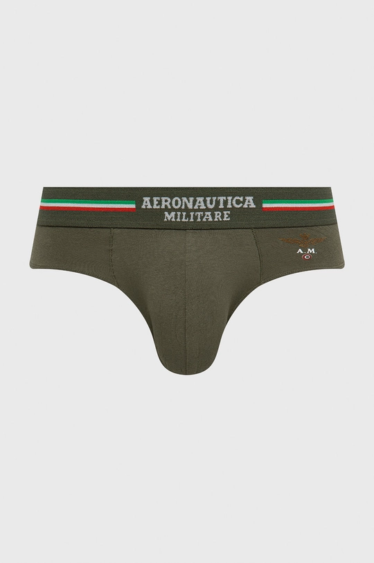 Aeronautica Militare Slipy (2-pack) zielony