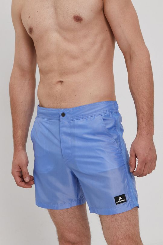 albastru Karl Lagerfeld Pantaloni scurți de baie De bărbați