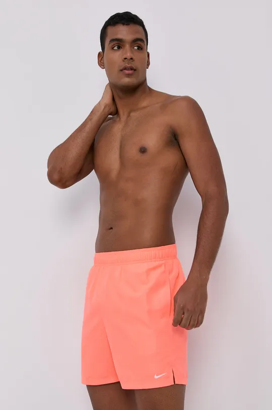 oranžová Plavkové šortky Nike Pánsky