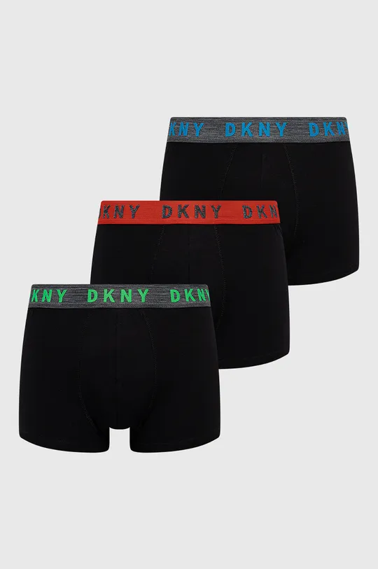 czarny Dkny Bokserki (3-pack) U5.6574 Męski