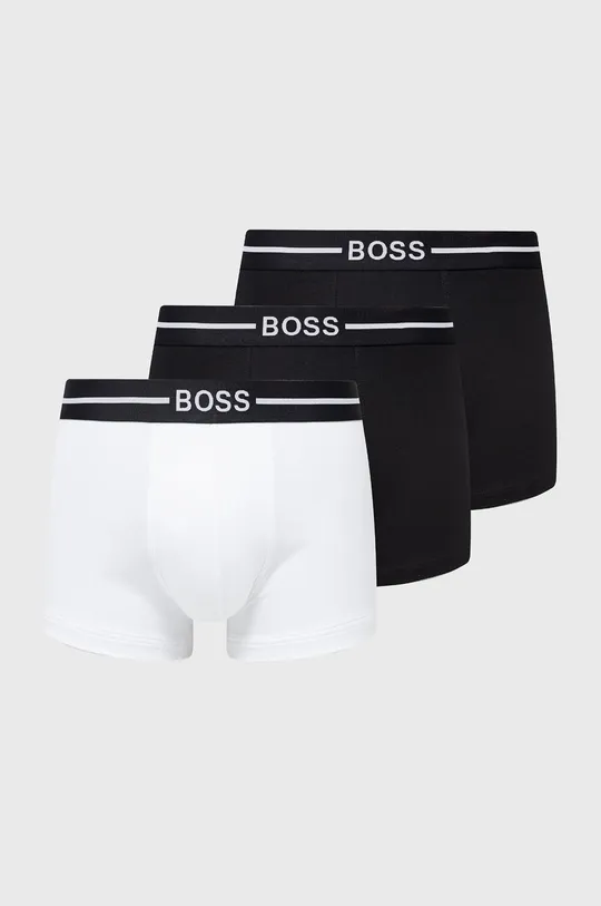 čierna Boxerky Boss (3-pack) Pánsky