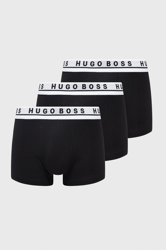 fekete Boss boxeralsó (3-pack) Férfi