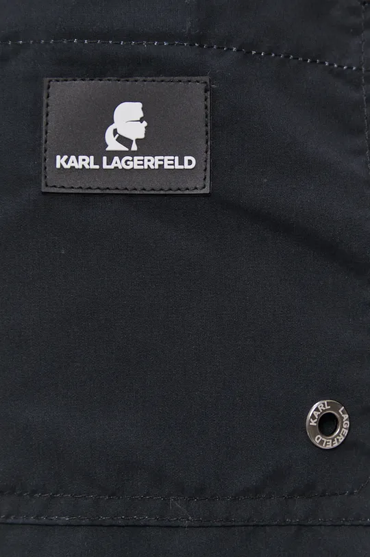 czarny Karl Lagerfeld Szorty kąpielowe KL19MBM02