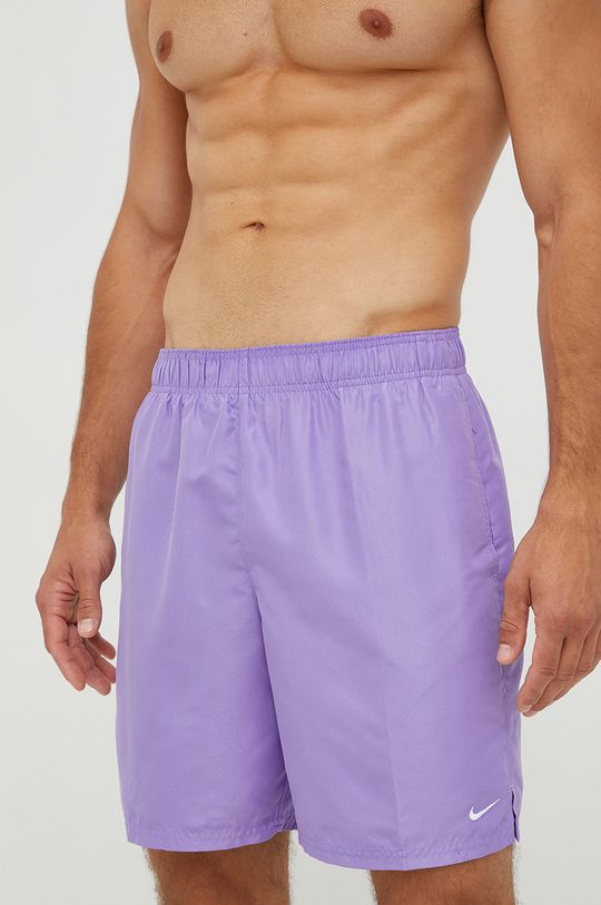 fialová Nike Plavkové šortky Pánský