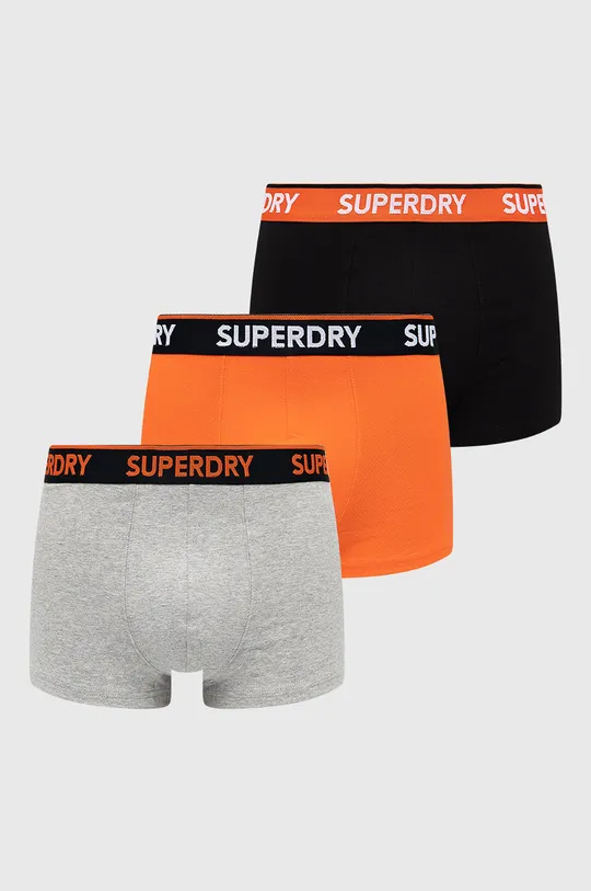 sivá Boxerky Superdry (3-pack) Pánsky