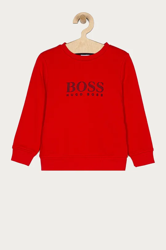 czerwony Boss - Bluza dziecięca J25L34.102.108 Chłopięcy