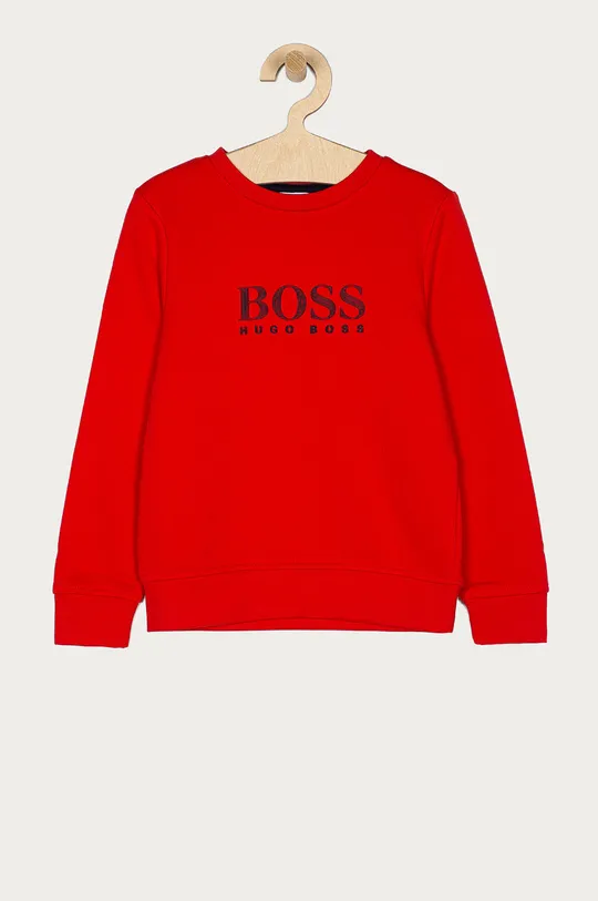 czerwony Boss - Bluza dziecięca J25L34.114.150 Chłopięcy