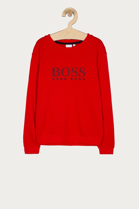 czerwony Boss - Bluza dziecięca J25L34.162.174 Chłopięcy