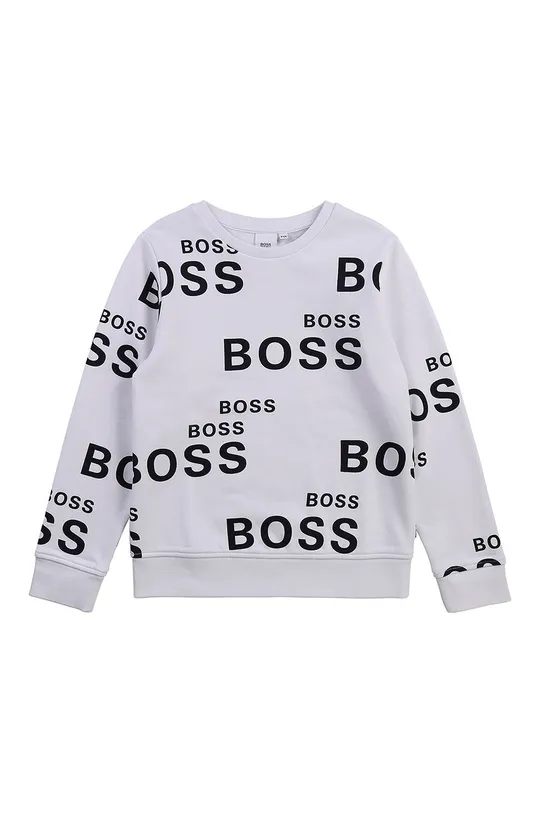 biały Boss - Bluza dziecięca J25L50.162.174 Chłopięcy