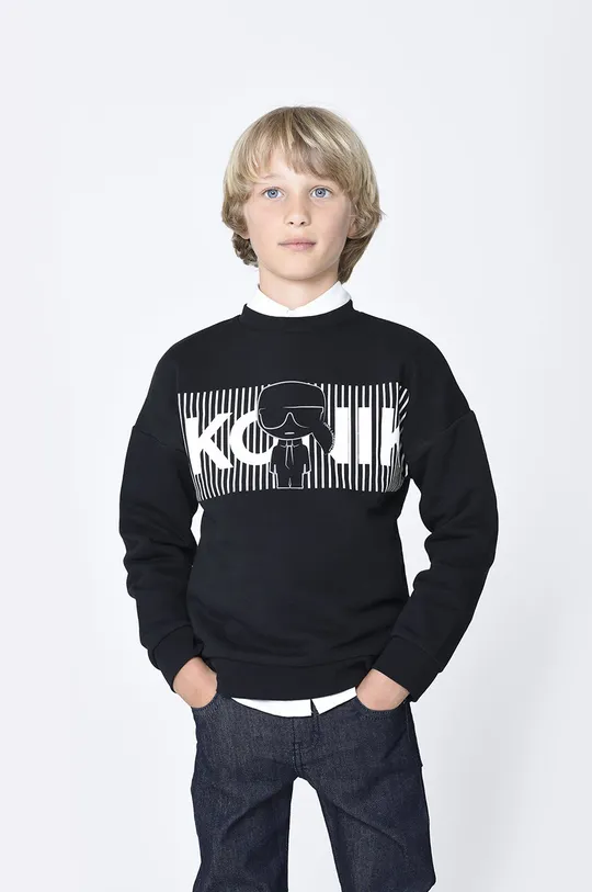 чорний Karl Lagerfeld - Дитяча кофта Для хлопчиків