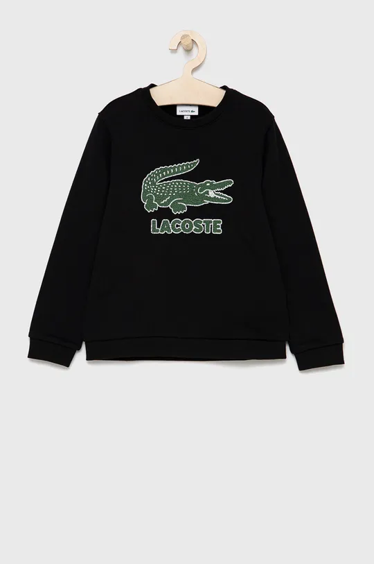 czarny Lacoste Bluza dziecięca SJ1964 Chłopięcy