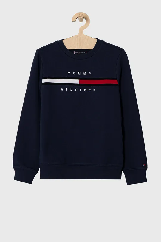 granatowy Tommy Hilfiger Bluza dziecięca Chłopięcy