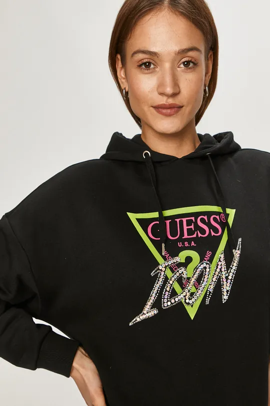 czarny Guess - Bluza