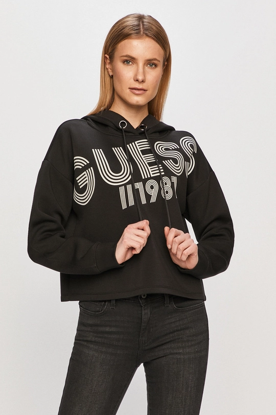 czarny Guess - Bluza W1RQ69.K7UW2