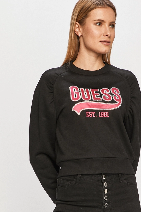 czarny Guess - Bluza