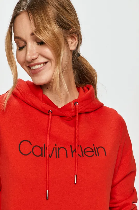 červená Mikina Calvin Klein