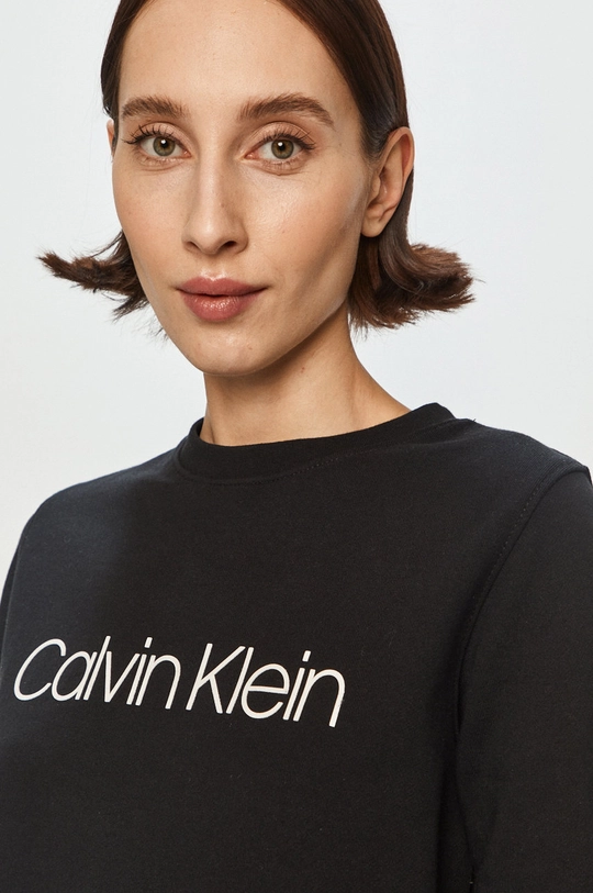 fekete Calvin Klein - Pamut melegítőfelső