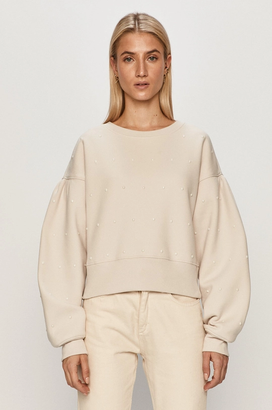 szary AllSaints - Bluza PEARL SWEAT Damski