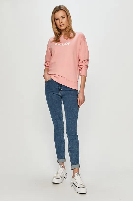 Levi's - Bluza różowy