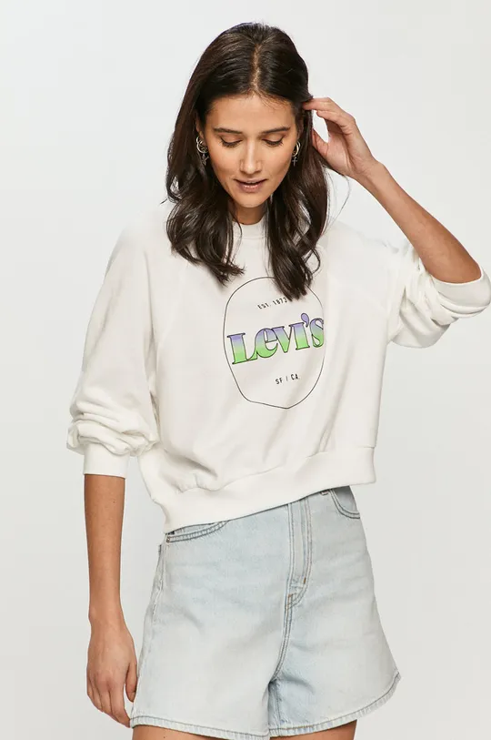 white Levi's sweatshirt Women’s