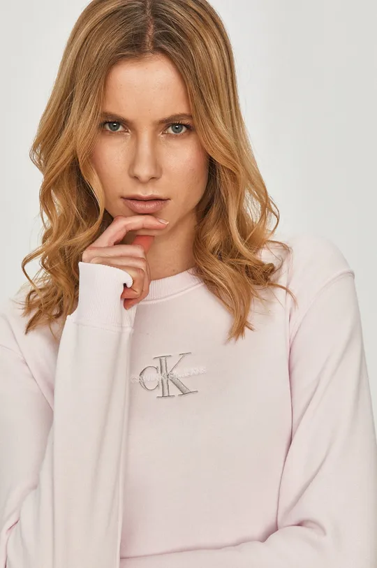 ružová Calvin Klein Jeans - Mikina