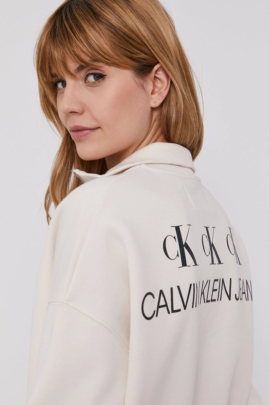 béžová Mikina Calvin Klein Jeans Dámsky