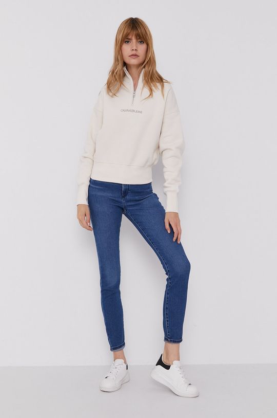 Calvin Klein Jeans Bluza piaskowy