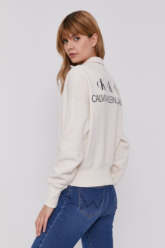 piaskowy Calvin Klein Jeans Bluza