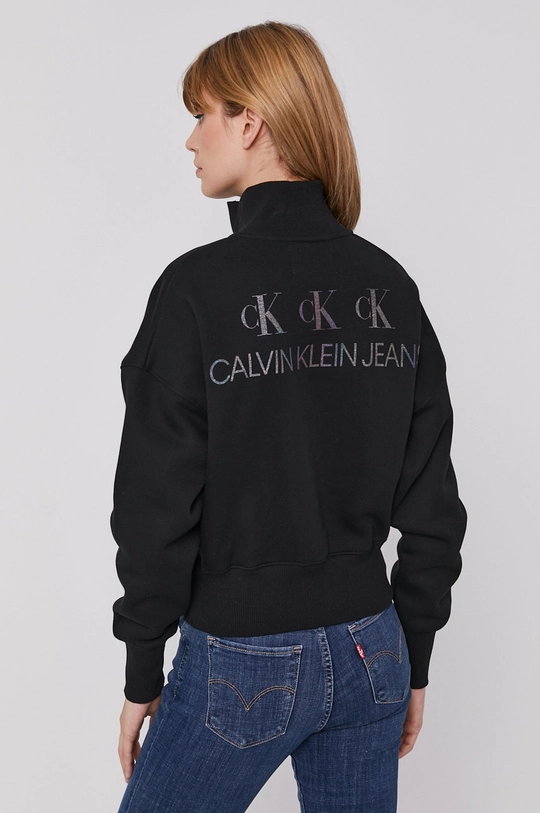 Mikina Calvin Klein Jeans čierna