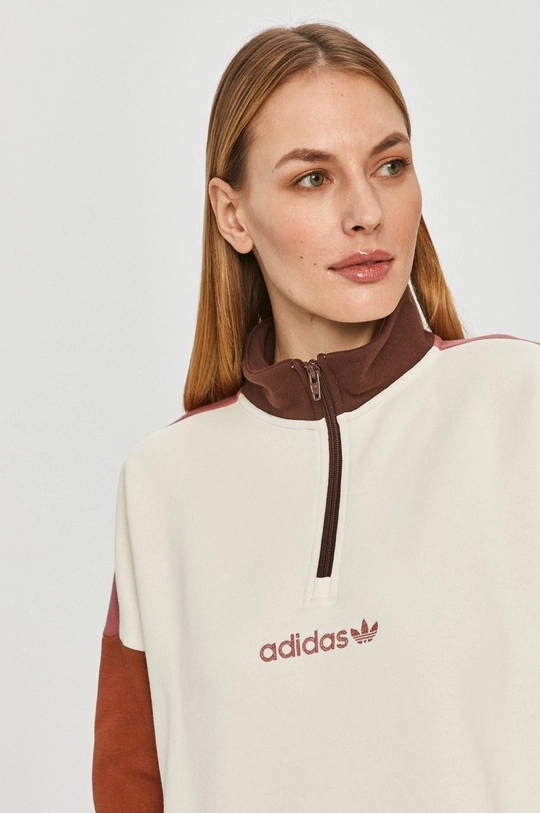 biały adidas Originals - Bluza H33327