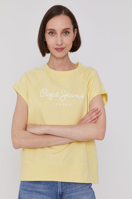 żółty Pepe Jeans T-shirt GALA Damski