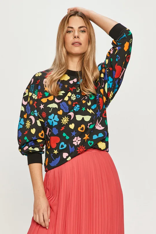 multicolor Love Moschino - Bluza bawełniana Damski