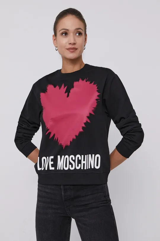 fekete Love Moschino felső Női